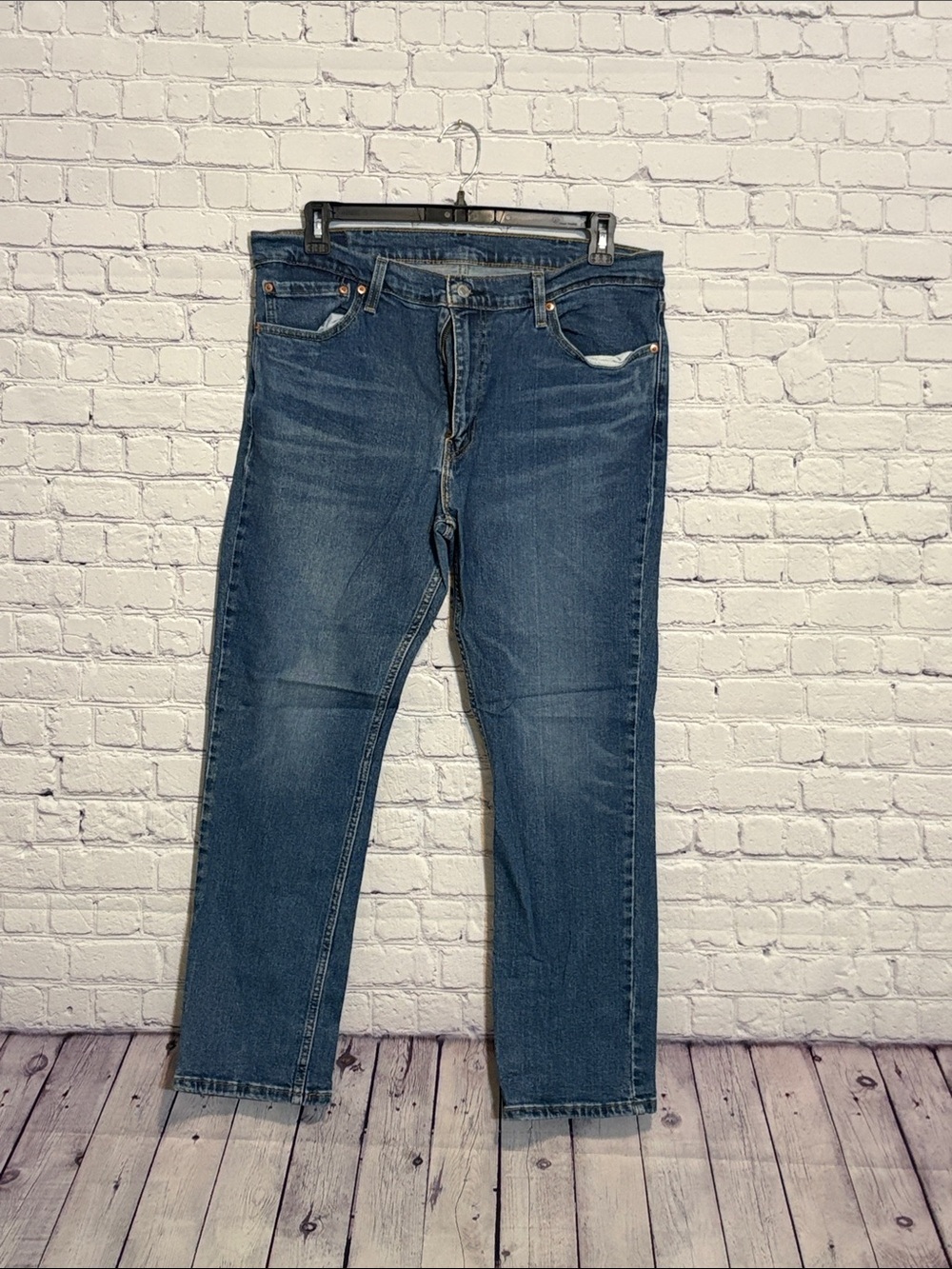 Levi's Straight Leg Denim Jeans in Blue